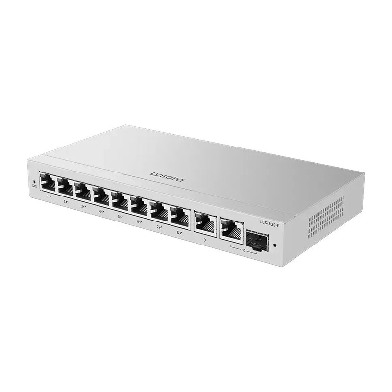Lysora 8-port PoE switch